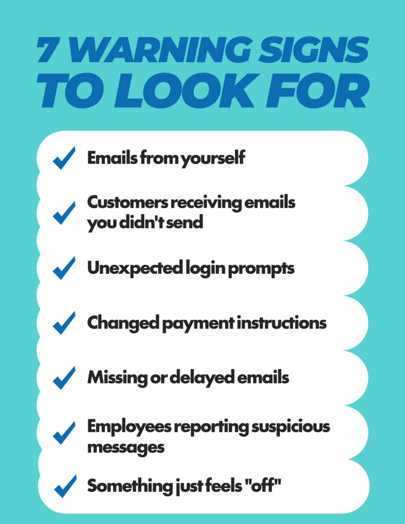 7 warning signs of business email compromise