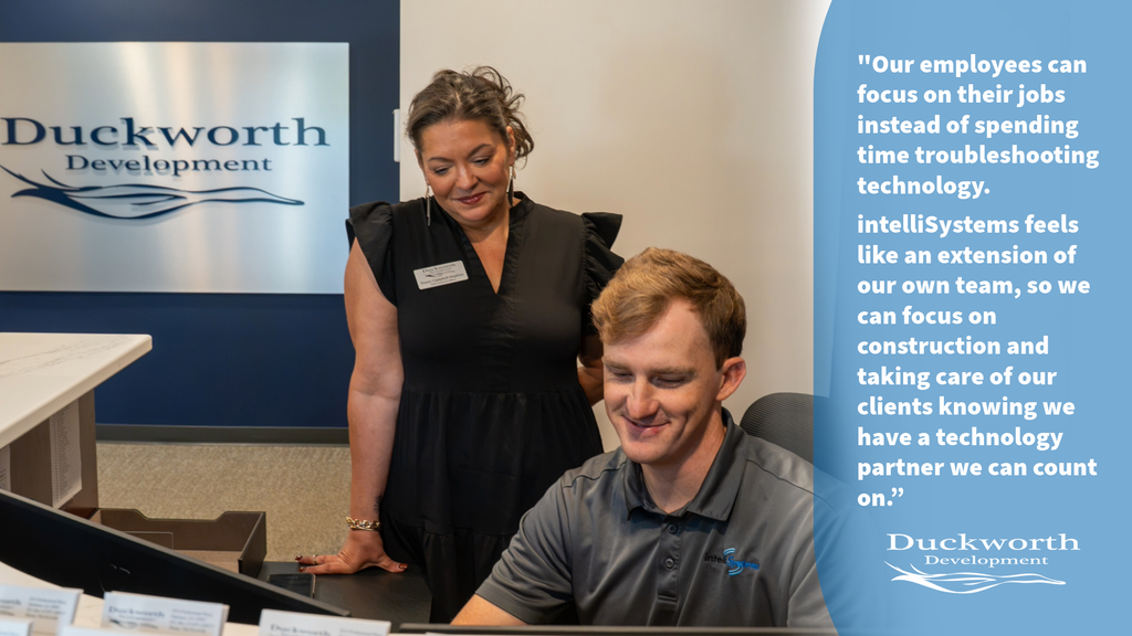 Client testimonial intellisystems Duckworth Development 3