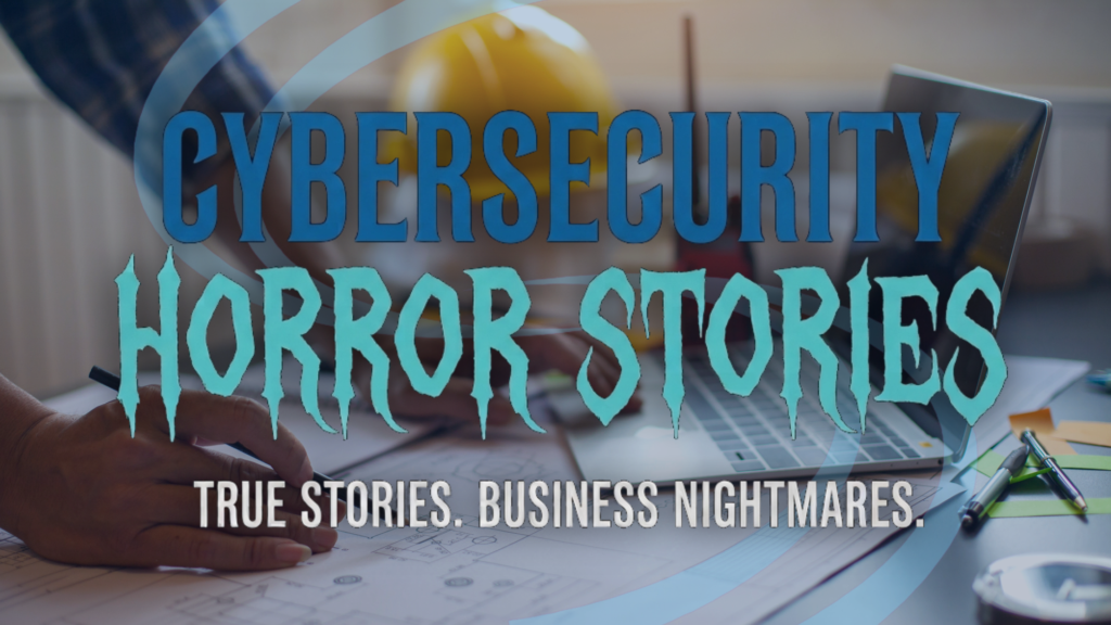 Dark computer workstation with a cybersecurity warning, illustrating ransomware risks and unmonitored security alerts